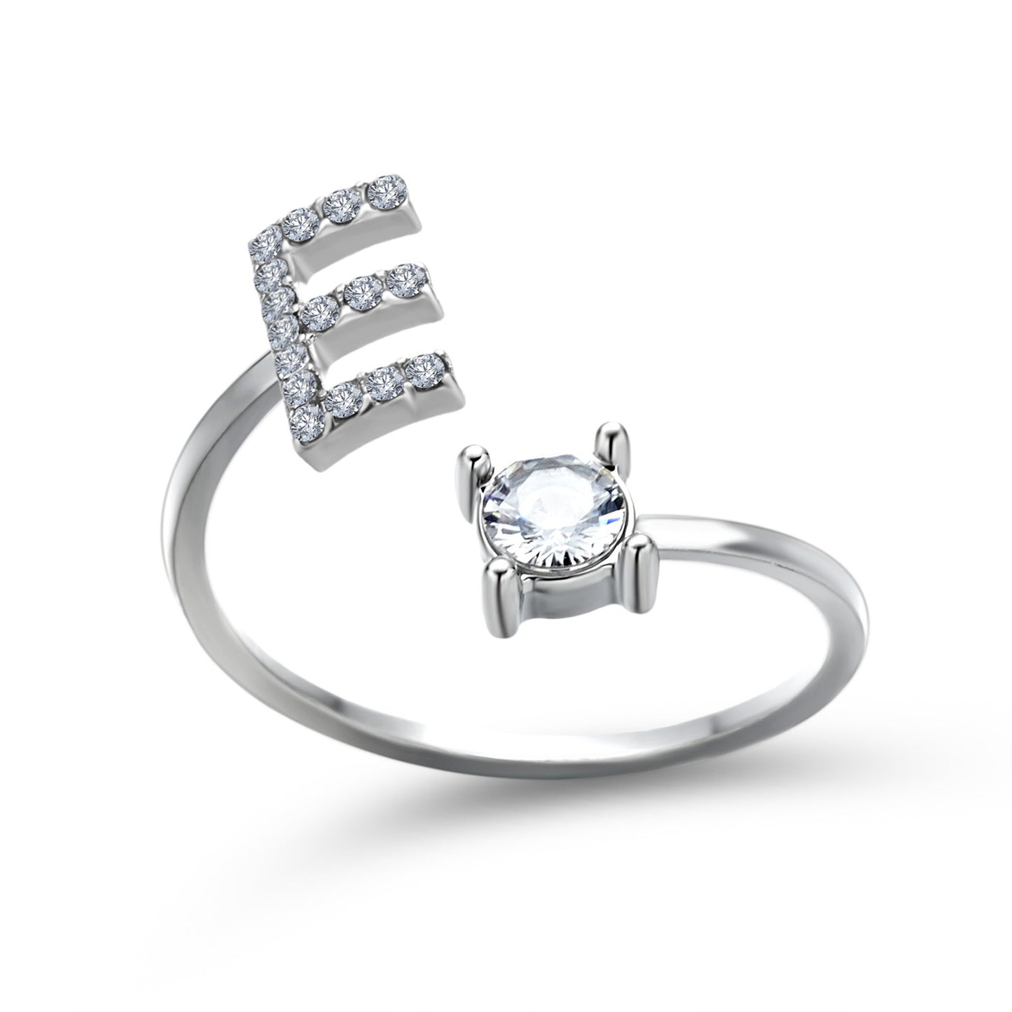 Monde Diamond Letter Ring